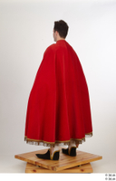  Photos Man in Historical Dress 28 16th century a poses red cloak whole body 0004.jpg